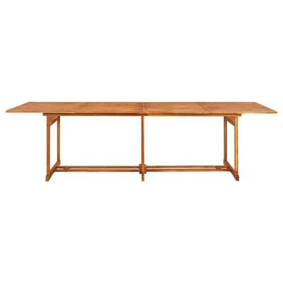 vidaXL Patio Dining Table 110.2"x35.4"x29.5" Solid Acacia Wood