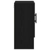 vidaXL Wall Cabinet Black oak 60 x 31 x 70 cm Engineered wood