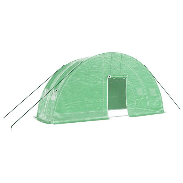 vidaXL Greenhouse Green Polyethylene (PE) 129.2 ft&sup2; Greenhouse