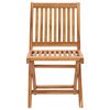 vidaXL Folding Patio Chairs with Cushions 6 pcs Solid Teak Wood