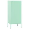 vidaXL Storage Cabinet Mint Steel Medium Storage Cabinet Rectangular