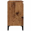 vidaXL Sink Cabinet Old wood Engineered wood, metal Medium