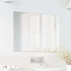 vidaXL Wall Mirror Rectangular 27.56 x 19.69 in Tempered Glass
