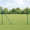 vidaXL Hexagon Fence Green 5.2'x 82'Steel