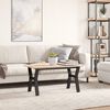 vidaXL Coffee Table Leg Black Powder-coated steel 31.5x15.7x16.9 in