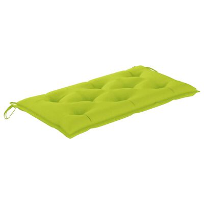 vidaXL Garden Bench Cushion Bright Green 39.4"x19.7"x 2.8" Fabric