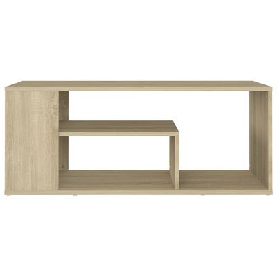 vidaXL Coffee Table Sonoma Oak 39.4"x19.7"x15.7" Engineered Wood
