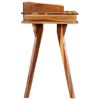 vidaXL Writing Desk Brown Solid Acacia Wood Medium Writing Desk