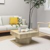 vidaXL Coffee Table Sonoma oak Engineered wood Small Simple