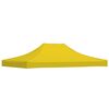vidaXL Party Tent Roof 13.1x9.8' Yellow 2.95 oz/ft²