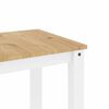 vidaXL Dining Set White Solid pine wood Medium Durable Dining Set