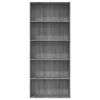 vidaXL Book Cabinet Grey Sonoma Engineered wood 31.5x11.8x74.4 in