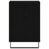 vidaXL TV Cabinet Set Wall-mounted Black Oak 39.37 x 13.78 x 21.65 in