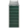vidaXL Raised Bed Green Galvanized steel Large Durable Garden Planter
