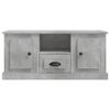 vidaXL TV Cabinet Concrete grey Engineered wood 39.4 in TV Cabinet