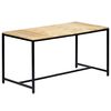 vidaXL Dining Table Brown and Black