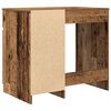 vidaXL Desk Old wood Engineered wood Medium Desk Rectangular Modern