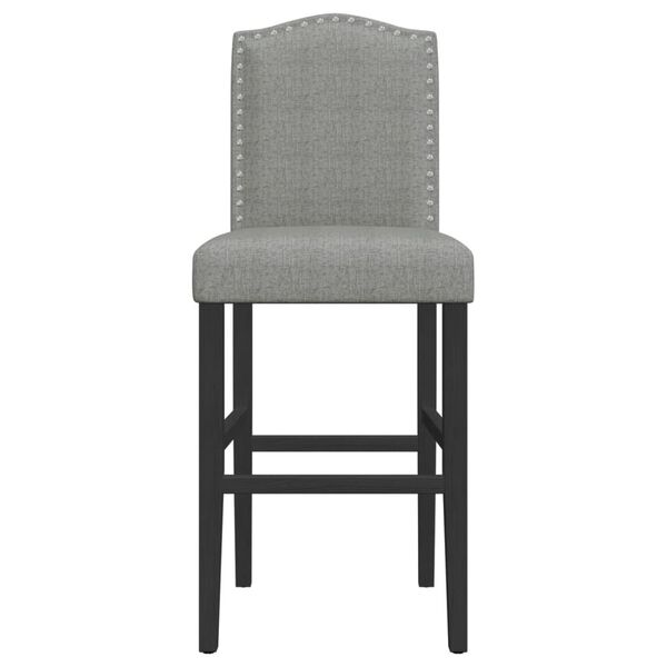 vidaXL Bar Chair Light grey and black