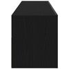 vidaXL TV Cabinet Black Oak 47.24 x 13.78 x 15.75 in Engineered Wood