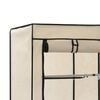 vidaXL Wardrobe Cream Non-woven fabric Collapsible Wardrobe