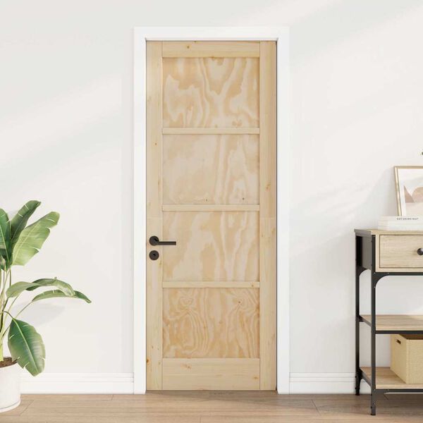 vidaXL Interior Door ORKDAL Brown 28.94 x 78.15 in Plywood