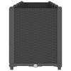 vidaXL Garden Planter Black Polypropylene Large Modular Garden Planter