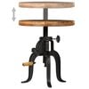 vidaXL Side Table Varies Solid reclaimed wood, powder-coated cast iron