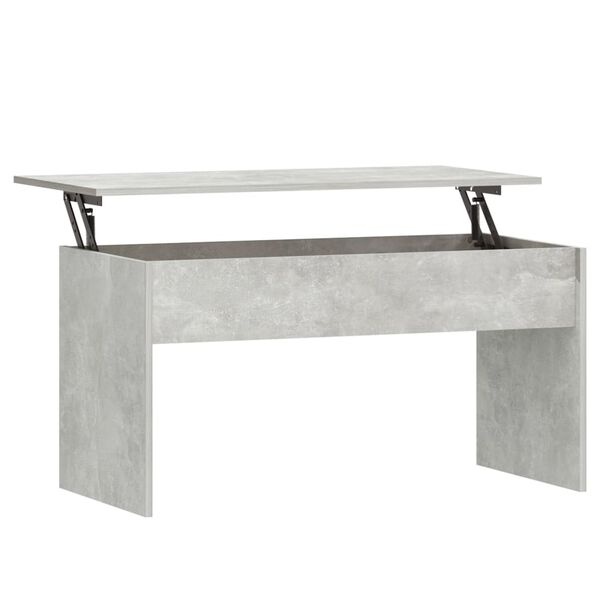 vidaXL Coffee Table Concrete Grey Engineered Wood Medium
