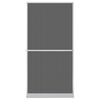 White Hinged Insect Screen for Doors 47.2"x94.5"