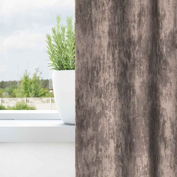 vidaXL Velvet Curtains 2 pcs Cappuccino 55.12 x 55.12 in Velvet