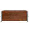 vidaXL Pallet Collars 2 pcs Brown 39.4x39.4" Solid Wood Pine