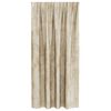 vidaXL Velvet Curtains 2 pcs Cream 68.90 x 55.12 in Velvet