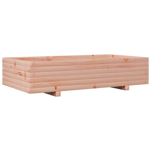 vidaXL Garden Planter Natural Wood Solid Douglas Fir wood Medium Durable