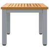 vidaXL Outdoor Tables Natural and grey 45 x 45 x 38 cm