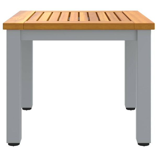 vidaXL Outdoor Tables Natural and grey 45 x 45 x 38 cm