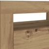 vidaXL Bedside Cabinet Set of 2 Artisan Oak Engineered Wood