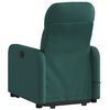 vidaXL Electric Stand Up Massage Recliner Chair Dark Green