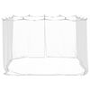 vidaXL Mosquito Net for Outdoor 220 Mesh White 118.1x118.1x78.7"