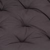 vidaXL Pallet Cushion Anthracite 100% Cotton with cotton blend filling