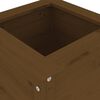vidaXL Garden Planter Honey brown Solid pine wood Medium
