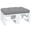 vidaXL Pallet Cushion Gray Fabric (100% polyester) 47.2x31.5x4.7 in