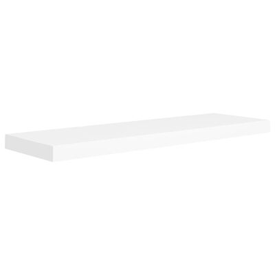 vidaXL Floating Wall Shelf White 31.5"x9.3"x1.5" MDF