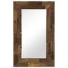 vidaXL Mirror Multicolor - Various Shades of Brown
