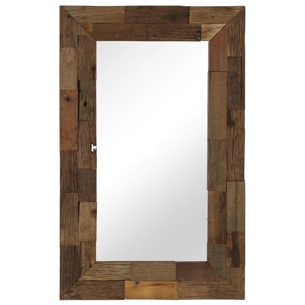 vidaXL Mirror Multicolor - Various Shades of Brown