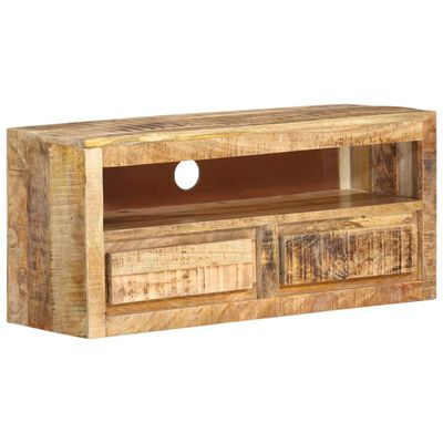 vidaXL TV Cabinet 34.6"x11.8"x15.7" Solid Wood Mango