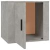 vidaXL Bedside Cabinet Set of 2 Concrete Grey Engineered Wood