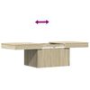 vidaXL Coffee Table Sonoma oak Engineered wood 39.4 x 21.7 x 15.7 in