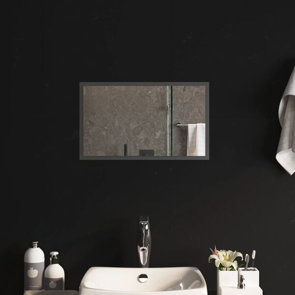 vidaXL LED Bathroom Mirror 11.8"x19.7"