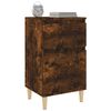 vidaXL Bedside Cabinet Set of 2 Smoked Oak