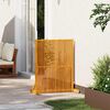 vidaXL Privacy Screen Brown 79.5 x 50 x 110 cm Solid Acacia wood